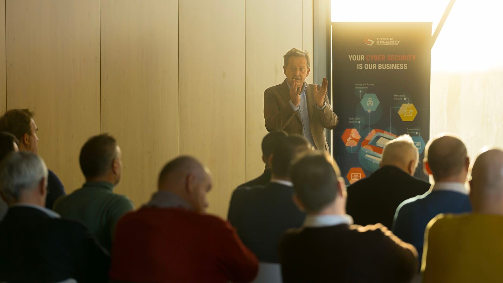 Public lors d’une conférence All Cyber School